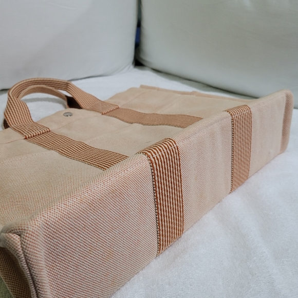 Authentic Hermes Herline Canvas Tote GM - Picture 13 of 16